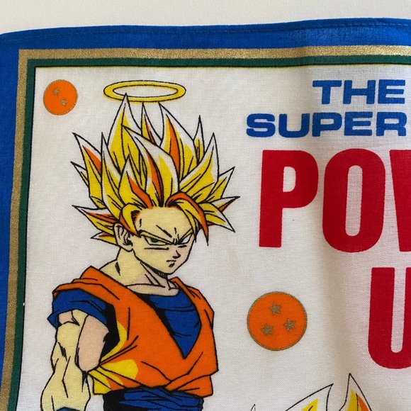 vintage 90s dragon ball Z DBZ handkerchief new old stock - Picture 6 of 9